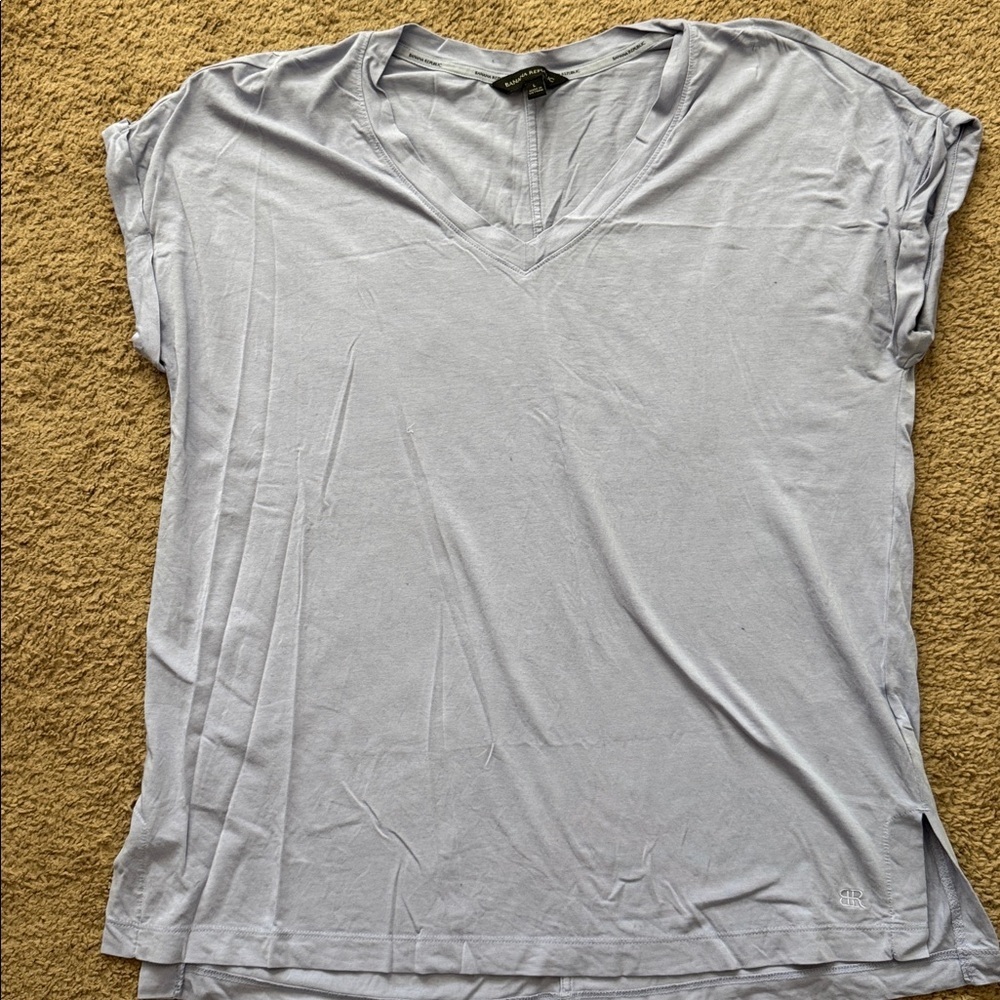 Banana Republic Soft Light Purple V-Neck Top